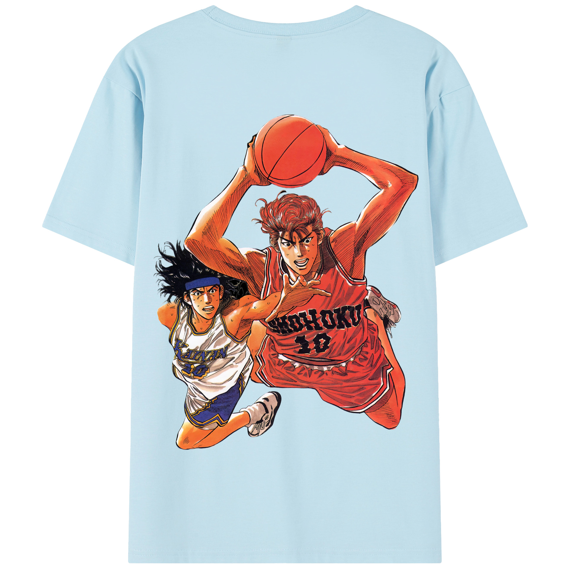 （画像用） SLAM DUNK／スラムダンク 綿100％半袖Tシャツ（背面プリント）